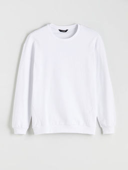Bisiklet Yaka Erkek Sweatshirt