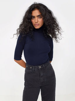 Водолазка с коротким рукавом B2807/klept - Emka фото 3