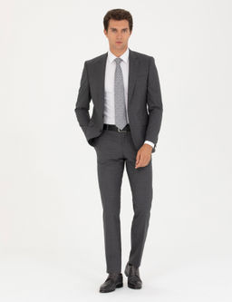 Брюки Slim Fit из дымчатой ткани