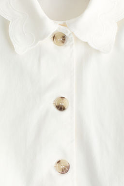 Chaqueta de sarga con bordado ingl?s - H&m фото 8
