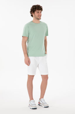 Erkek Regular Fit Bisiklet Yaka Su Ye_ili Basic Ti__rt Sepette S_rpriz _ndirim - U.s. polo assn фото 5