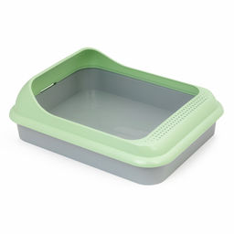 Лоток с бортом "Барсик"/"Мур-мяу"455х355х150 мм, арт. А(М6931), (М7847)