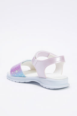 Trendyol Shoes Lila Parlak Y?ld?z Detayl? C?rt Bantl? Kucuk K?z Cocuk Kids Sandalet TAKSS25SD00027 - Trendyolmilla фото 4