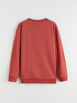 Bisiklet Yaka Erkek ?ocuk Sweatshirt