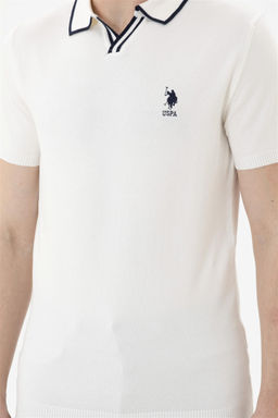 Мужской свитер цвета экрю - U.s. polo assn фото 6