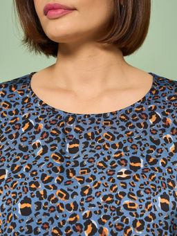 Блузка 0250-2а темно-голубой - Aquarell фото 14