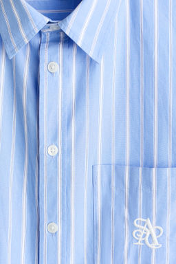 Camisa de popelina Relaxed Fit - H&m фото 6