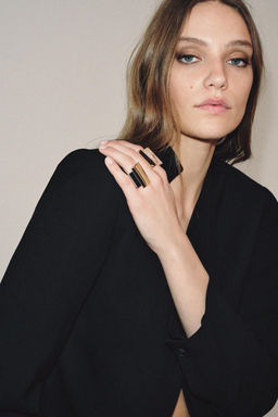 PACK ANILLOS MET?LICOS COMBINADOS / Oro / Plata - Zara фото 2