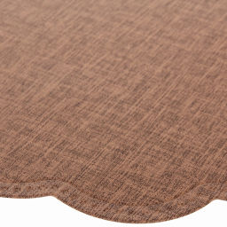 Цена за 3 шт. Салфетка плетеная 38см "Natural", коричневая