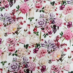 Цена за 10 шт. Бумага упаковочная глянцевая двусторонняя «Букет», 100×70 см