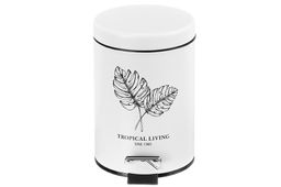 Контейнер для мусора 3 л 22*17*24,5 см с педалью, белый