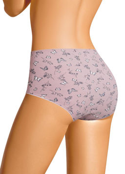 CLE M1182 Трусы жен. Флора бежевый/т.серый - Clever wear фото 2