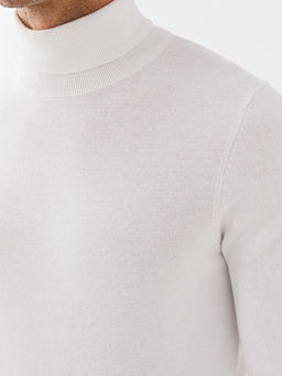 Bal?k?? Yaka Uzun Kollu Erkek Triko Kazak