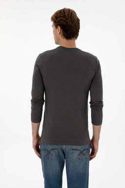 Erkek Gri Basic Sweatshirt Sepette S_rpriz _ndirim - U.s. polo assn фото 5