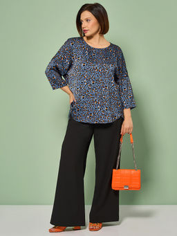 Блузка 0250-2а темно-голубой - Aquarell фото 33