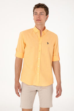 Erkek Turuncu Uzun Kollu Basic G_mlek Sepette S_rpriz _ndirim - U.s. polo assn фото 10