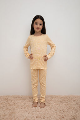 К 1618/светлая мимоза,цветочный узор, пижама