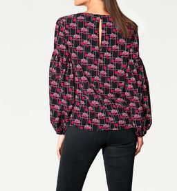 Блузка, черно-розовая - Ashley brooke фото 4