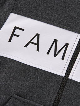 Джемпер на молнии для мальчика UD 7499 черный меланж - Mini maxi фото 2