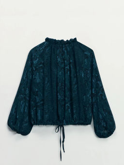 Шифоновая блуза с завязками / Zarina