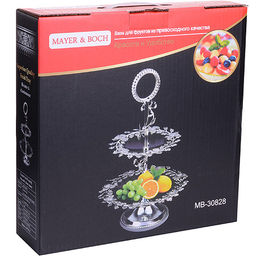 30828 Конфетница 2-х ярусная 34х34х46,5см MB (х6) - Mayer&boch фото 4