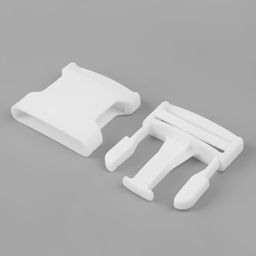 Фастекс 38 мм, нагрузка до 15 кг, 10 шт, цвет белый - Арт узор фото 3