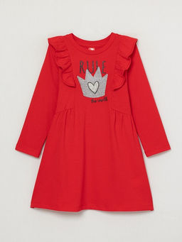 CRB wear/CWKG 62887-26-290 Платье для девочки, красный/Ex.Cherubino  фото 2