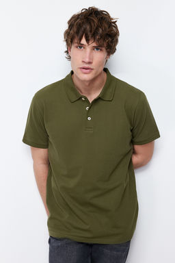 TRENDYOL MAN Beyaz Slim/Dar Kesim Yakas? Cizgili Basic %100 Pamuklu Polo Yaka T-shirt TMNSS20PO0009 - Trendyolmilla фото 26