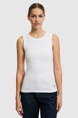 Kad_n Beyaz Bisiklet Yaka Basic Ti__rt - U.s. polo assn фото 3