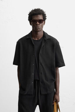TEXTURED JACQUARD SHIRT - Zara фото 10