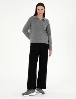 Gri Melanj Regular Fit Kazak - Pierre cardin фото 4