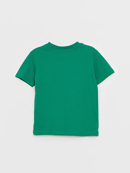 Bisiklet Yaka Bask?l? Erkek Bebek Ti??rt - Waikiki фото 2