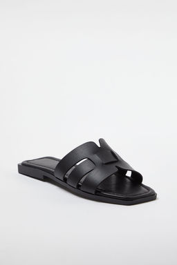 Trendyol Shoes Ekru Tek Bant Gunluk Kad?n Terlik TAKSS24TE00010 - Trendyolmilla фото 12