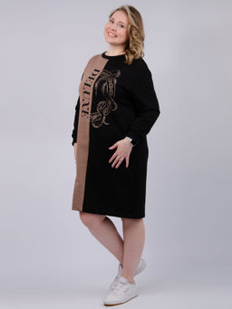 Платье "Делюкс", футер 3-х нитка петля