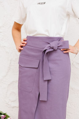 Юбка AmberA 1062L лаванда  фото 4