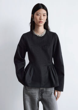 Top peplum de algod?n - H&m фото 3