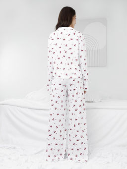 МП 20254/белый Н254 пижама жен