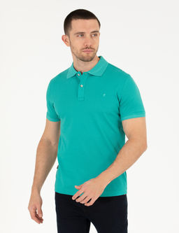 Ye_il Slim Fit Polo Yaka Merserize Ti__rt