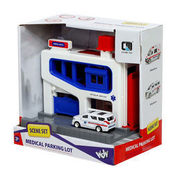 Парковка Скорая, подъёмный механизм, 1 машинка в комплекте, МИКС - Simaland фото 13