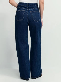 Джинсы wide leg с высокой посадкой / Zarina