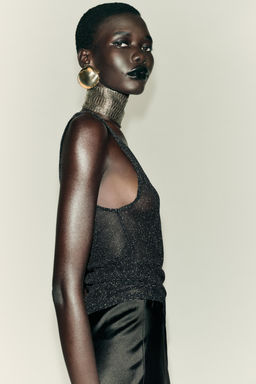 METALLIC THREAD TOP - Zara фото 5