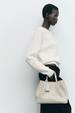 TOPSTITCHED CITY BAG - Zara фото 2