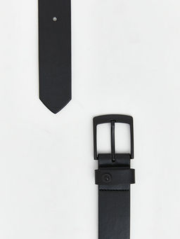 Deri G?r?n?ml? Erkek ?ocuk Kemer