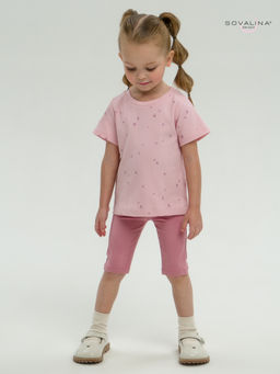 Костюм Актив лиловые сердечки-сухая роза - Sovalina фото 24