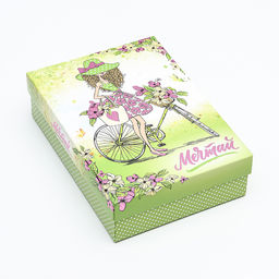 Цена за 5 шт. Подарочная коробка сборная Мечтай, 21 х 15 х 5,7 см - UPAK LAND фото 3