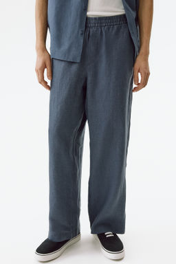Pantal?n de lino Loose Fit - H&m фото 7