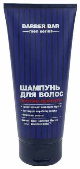 BARBER.BAR ДЛЯ МУЖЧИН Шампунь д/волос против перхоти 200мл туба