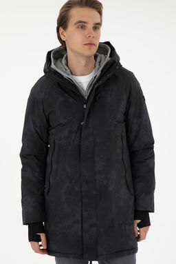 Мужское пальто антрацитового цвета Неожиданная скидка в корзине - U.s. polo assn фото 3