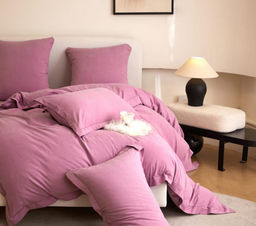 КПБ Mency Winni Бархатный Сатин на резинке по кругу MENBSR09 Евро