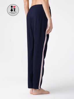 CONTE Фактурные брюки с лампасами SPORT GLEAM dark navy - Conte elegant фото 3